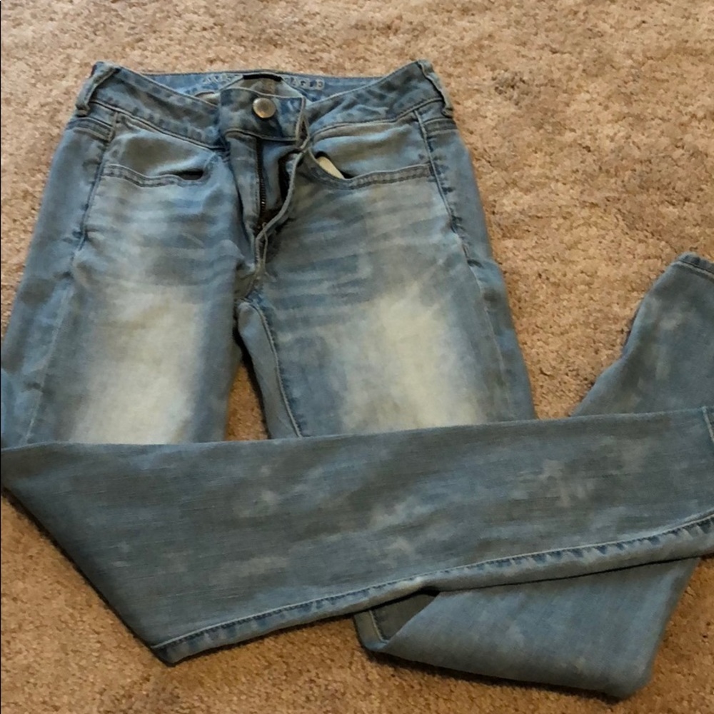 light wash skinny Jeans